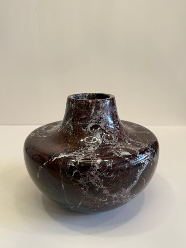 Purple Marble Bud Vase — handmade natural marble & stone décor by Moonlit Marble