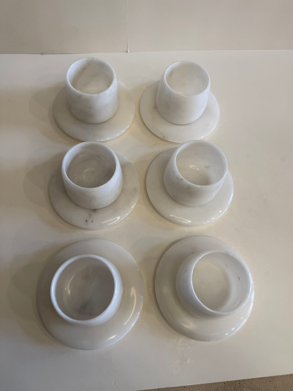 White Marble Turkish Coffee Cup Set of 12 — 11