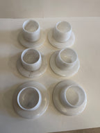 White Marble Turkish Coffee Cup Set of 12 — 11