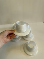 White Marble Turkish Coffee Cup Set of 12 — 5