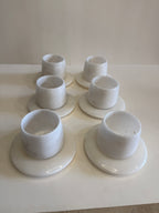 White Marble Turkish Coffee Cup Set of 12 — 7