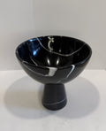 Handmade Marble Pedestal Footed Bowl — handmade natural marble & stone décor by Moonlit Marble