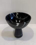 Handmade Marble Pedestal Footed Bowl — handmade natural marble & stone décor by Moonlit Marble
