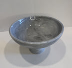 Handmade Marble Rounded Footed Bowl — detail view 1