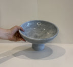 Handmade Marble Rounded Footed Bowl — detail view 2