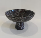 Handmade Marble Rounded Footed Bowl — detail view 5