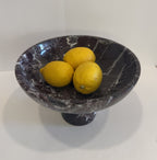 Handmade Marble Rounded Footed Bowl — detail view 7