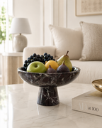 Handmade Marble Rounded Footed Bowl — detail view 15