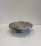 Handmade Marble Curved Footed Bowl — detail view 2