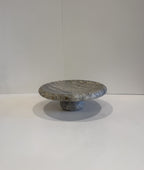 Handmade Marble Curved Footed Bowl — detail view 3