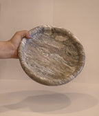 Silver Travertine Trinket Plate — detail view 2