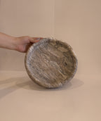 Silver Travertine Trinket Plate — detail view 3