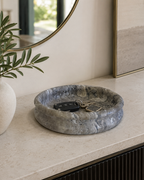 Silver Travertine Trinket Plate — detail view 6