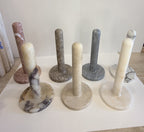Handmade Marble Freestanding Paper Towel Holder — detail view 14
