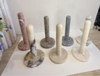 Handmade Marble Freestanding Paper Towel Holder — detail view 15