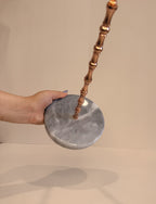 Grey Marble Countertop Paper Towel Holder — detail view 3
