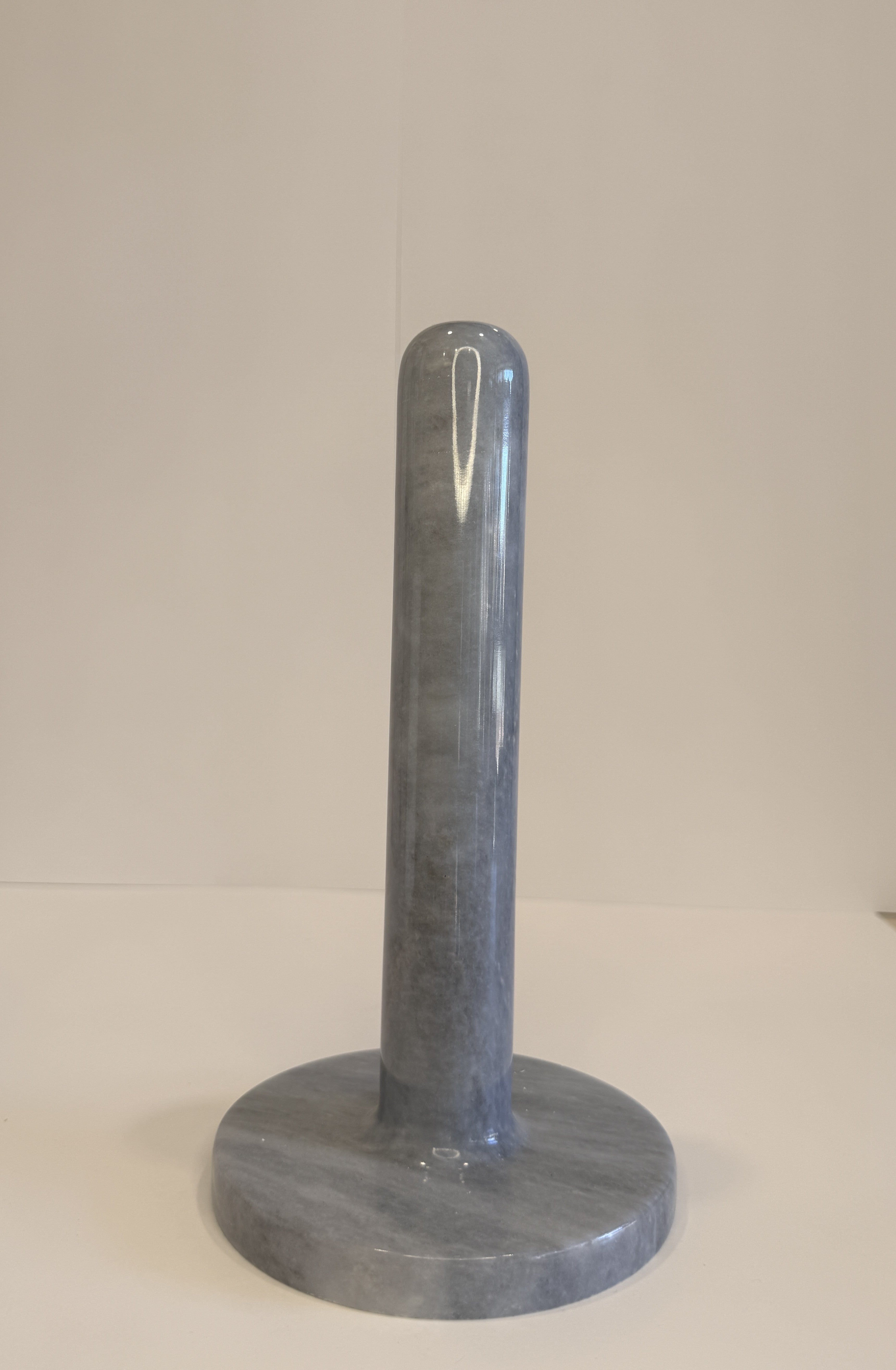 Handmade Marble Freestanding Paper Towel Holder — handmade natural marble & stone décor by Moonlit Marble