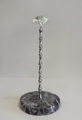 Purple Marble Countertop Paper Towel Holder — handmade natural marble & stone décor by Moonlit Marble