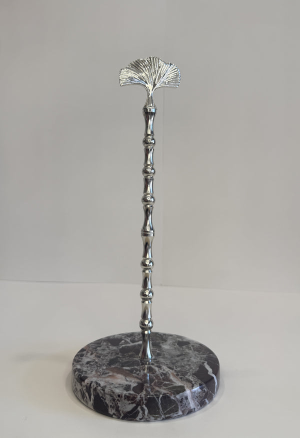 Purple Marble Countertop Paper Towel Holder — handmade natural marble & stone décor by Moonlit Marble