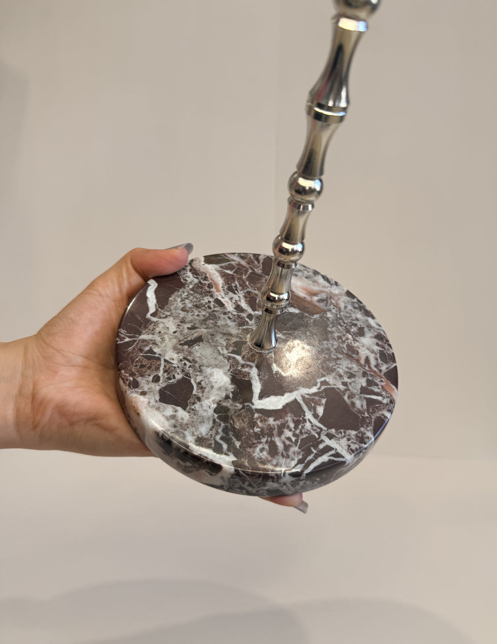 Purple Marble Countertop Paper Towel Holder — detail view 5