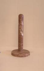 Handmade Marble Freestanding Paper Towel Holder — detail view 3