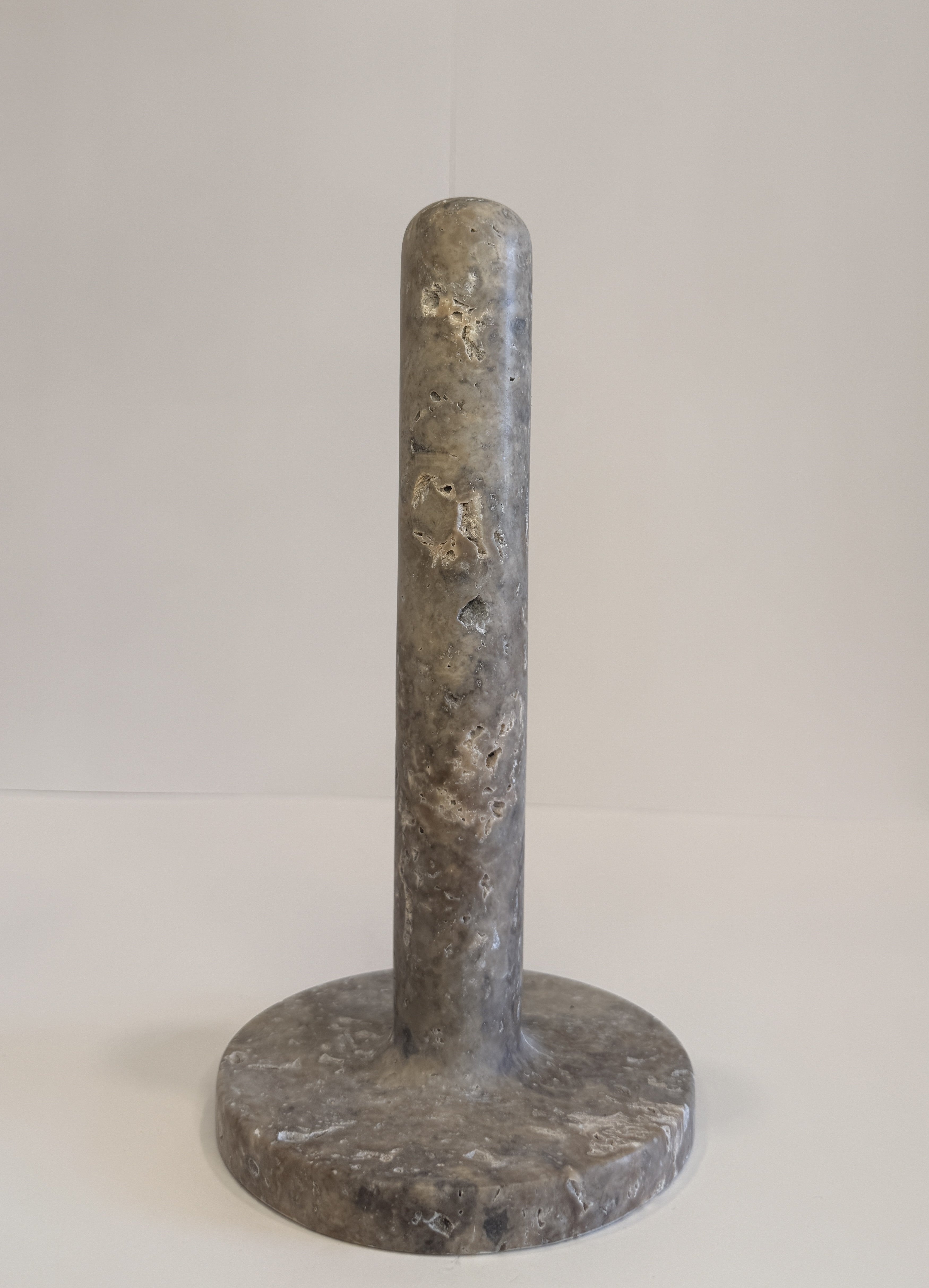 Handmade Marble Freestanding Paper Towel Holder — detail view 4