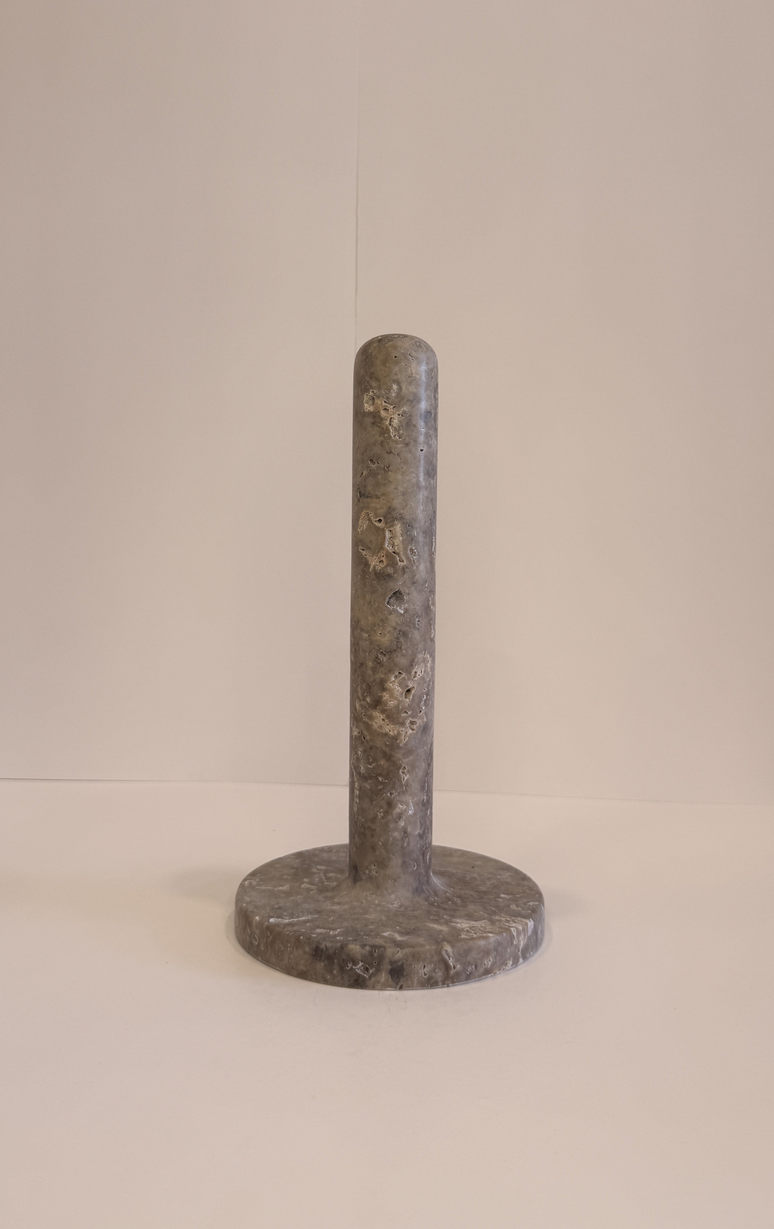 Handmade Marble Freestanding Paper Towel Holder — detail view 5