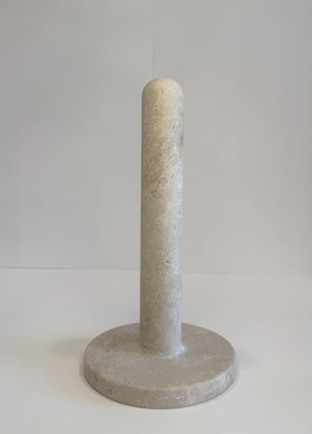 Handmade Marble Freestanding Paper Towel Holder — detail view 6