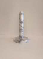 Handmade Marble Freestanding Paper Towel Holder — detail view 9