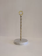 White Marble Freestanding Paper Towel Holder — detail view 3
