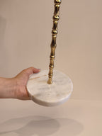 White Marble Freestanding Paper Towel Holder — detail view 4