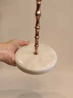 White Marble Kitchen Paper Towel Holder — detail view 2