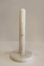 Handmade Marble Freestanding Paper Towel Holder — detail view 12