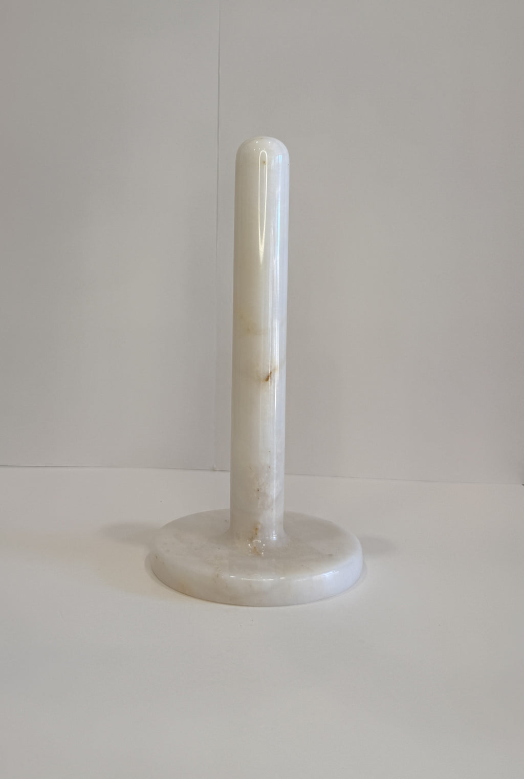 Handmade Marble Freestanding Paper Towel Holder — detail view 13