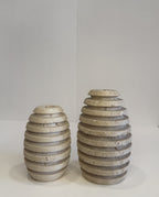 Travertine Petite Tea Light Holder — Set of 2 — detail view 1