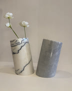 Handmade Marble Flower Vase — detail view 9