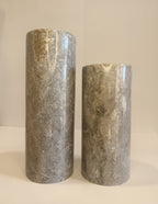 Grey Marble Pillar Vase — detail view 2