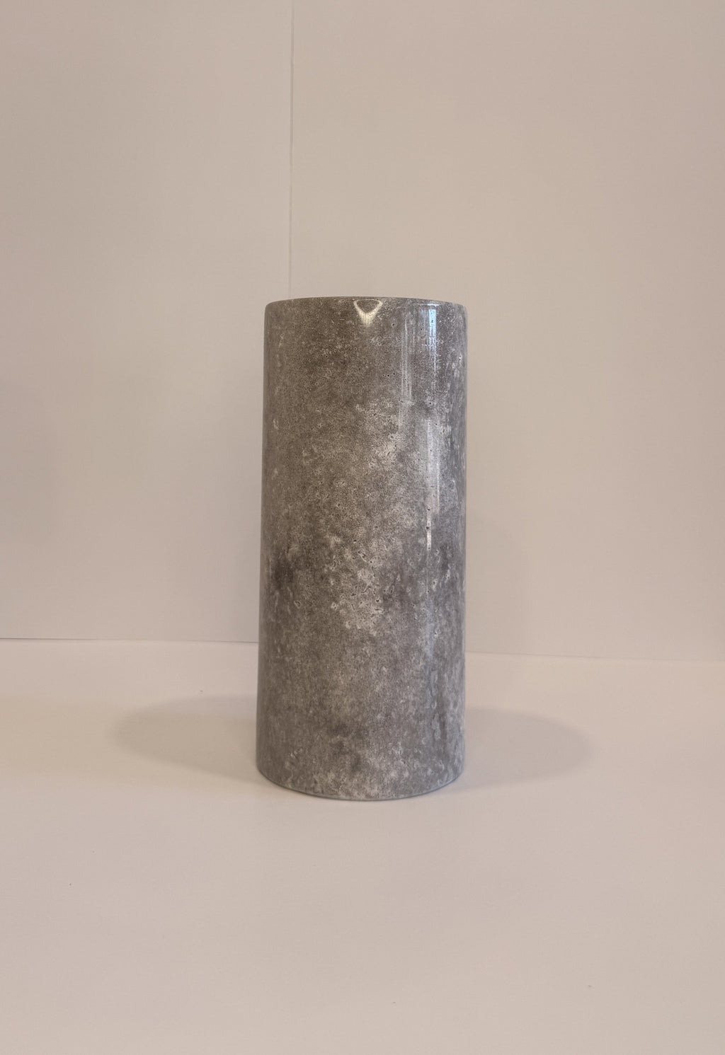 Grey Marble Pillar Vase — detail view 8
