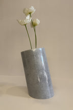 Handmade Marble Flower Vase — handmade natural marble & stone décor by Moonlit Marble