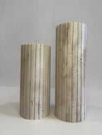 Travertine Stem Vase — detail view 4