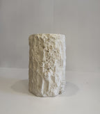 Travertine Ribbed Vase — detail view 4