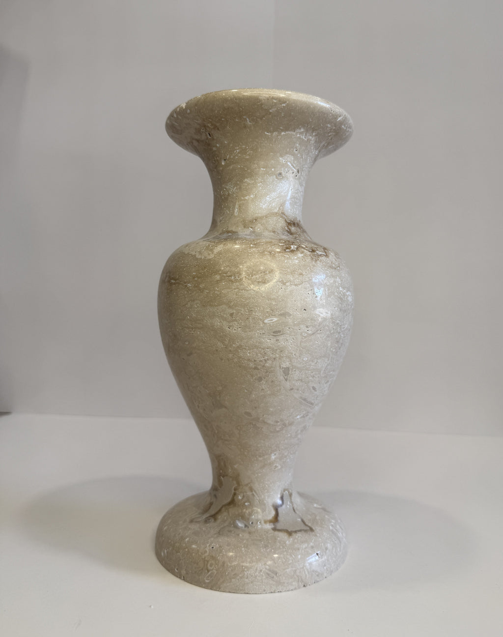 Handmade Marble Pillar Vase — detail view 5