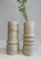 Handmade Marble Stem Vase — handmade natural marble & stone décor by Moonlit Marble