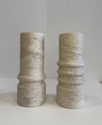 Handmade Marble Stem Vase — detail view 1