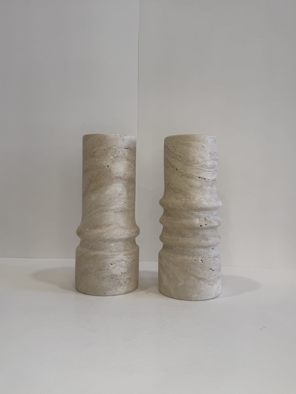 Handmade Marble Stem Vase — detail view 3