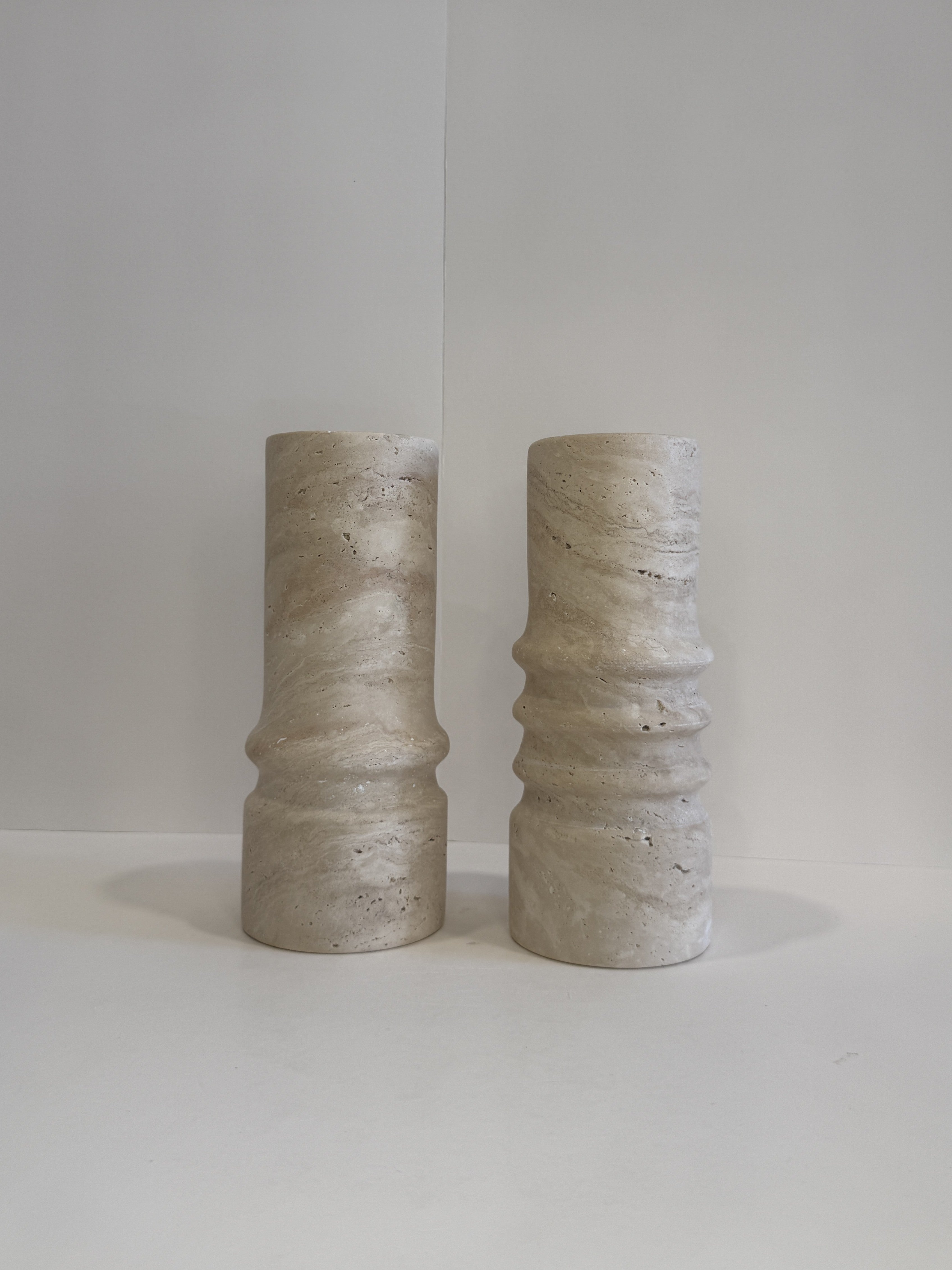 Handmade Marble Stem Vase — detail view 3