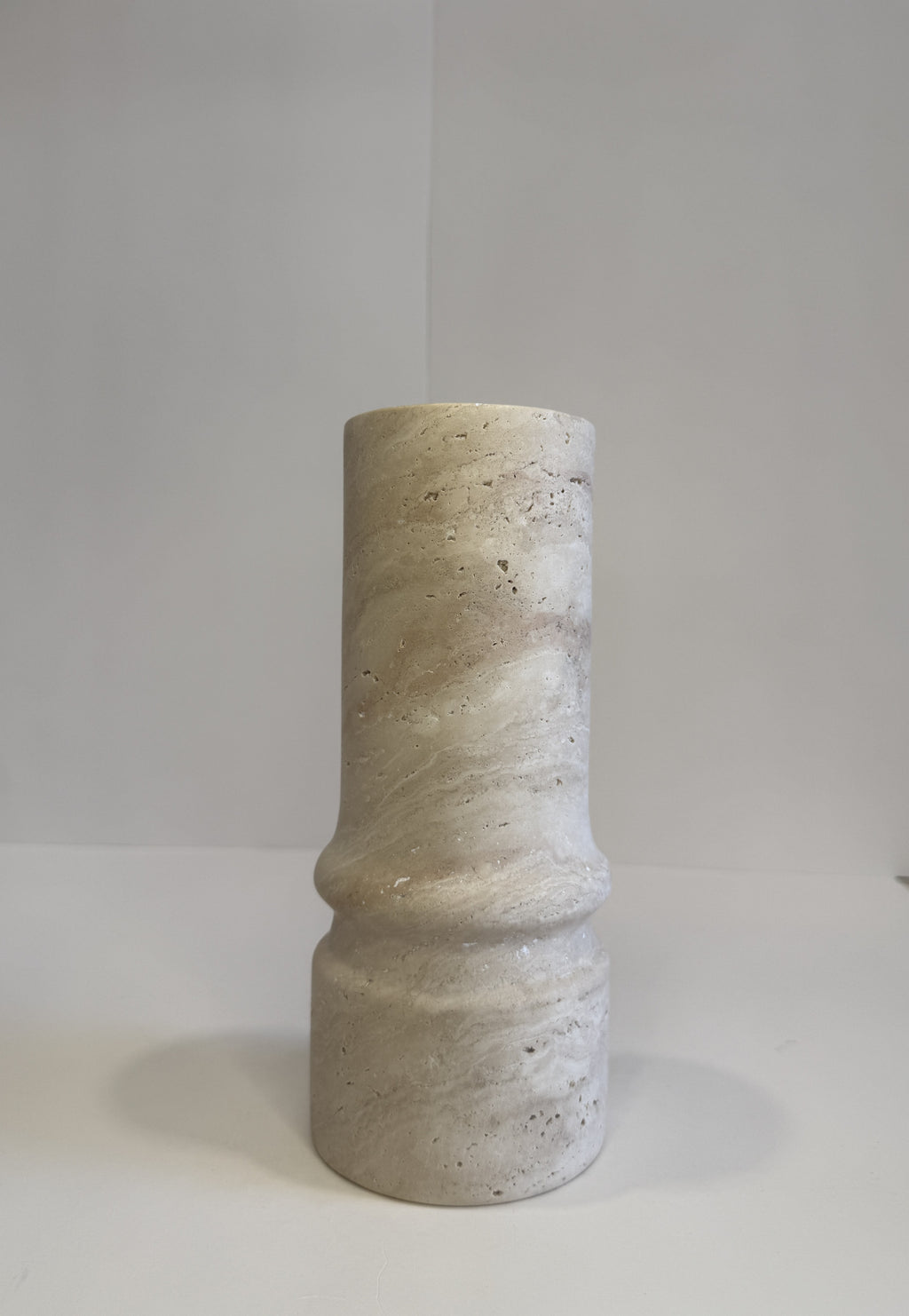 Handmade Marble Stem Vase — detail view 7