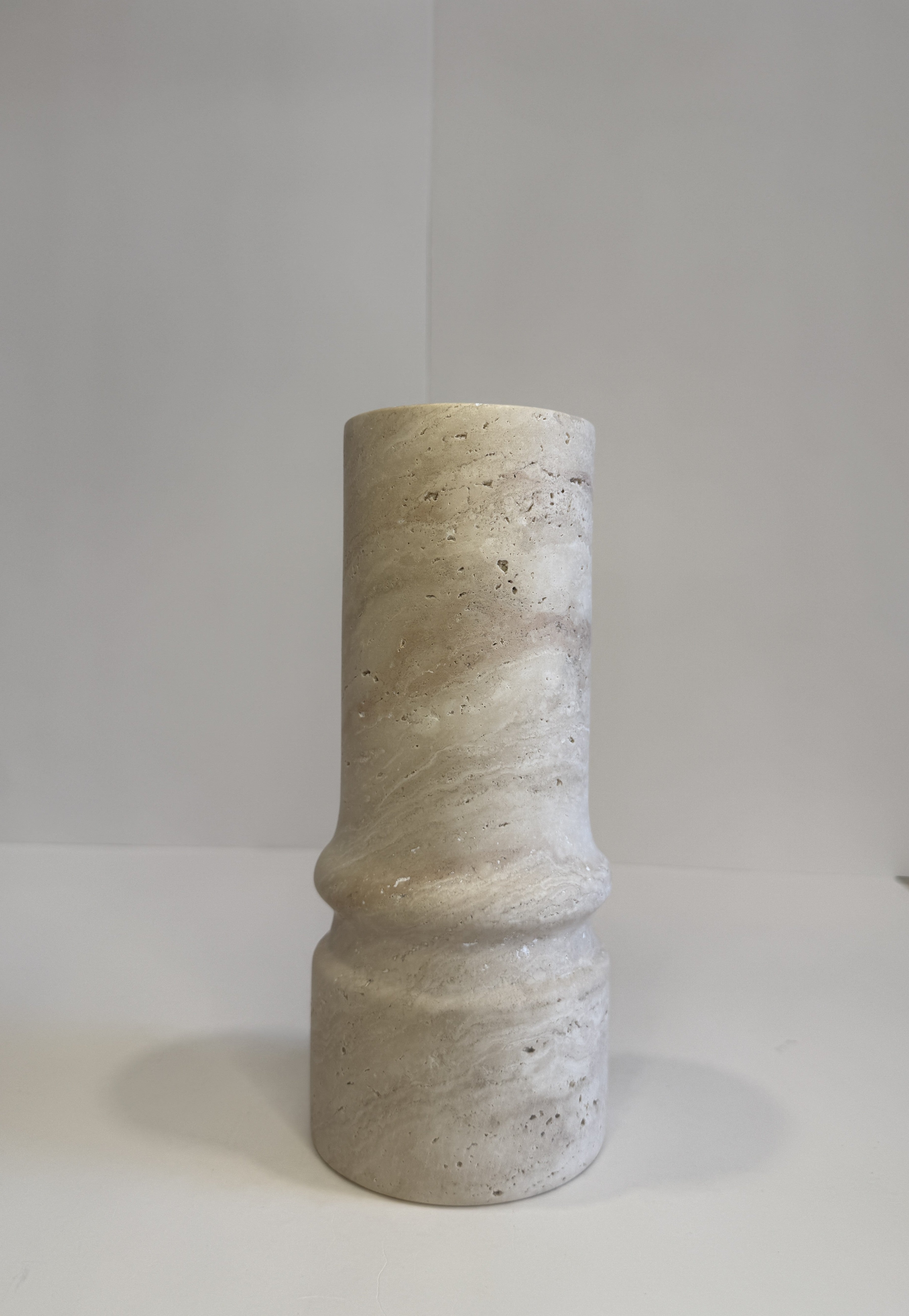 Handmade Marble Stem Vase — detail view 7