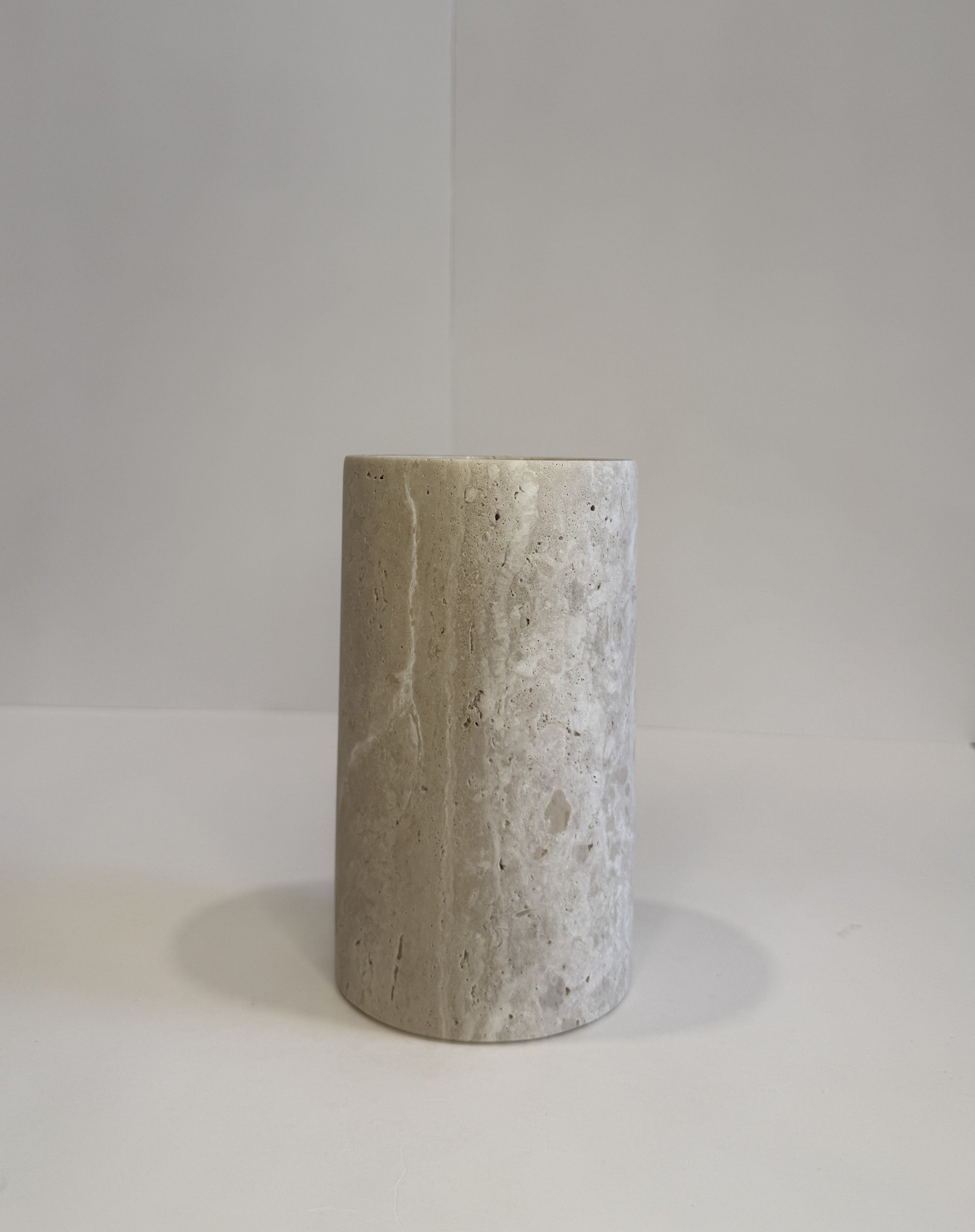 Travertine Bud Vase — detail view 1