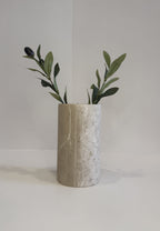Travertine Bud Vase — detail view 3
